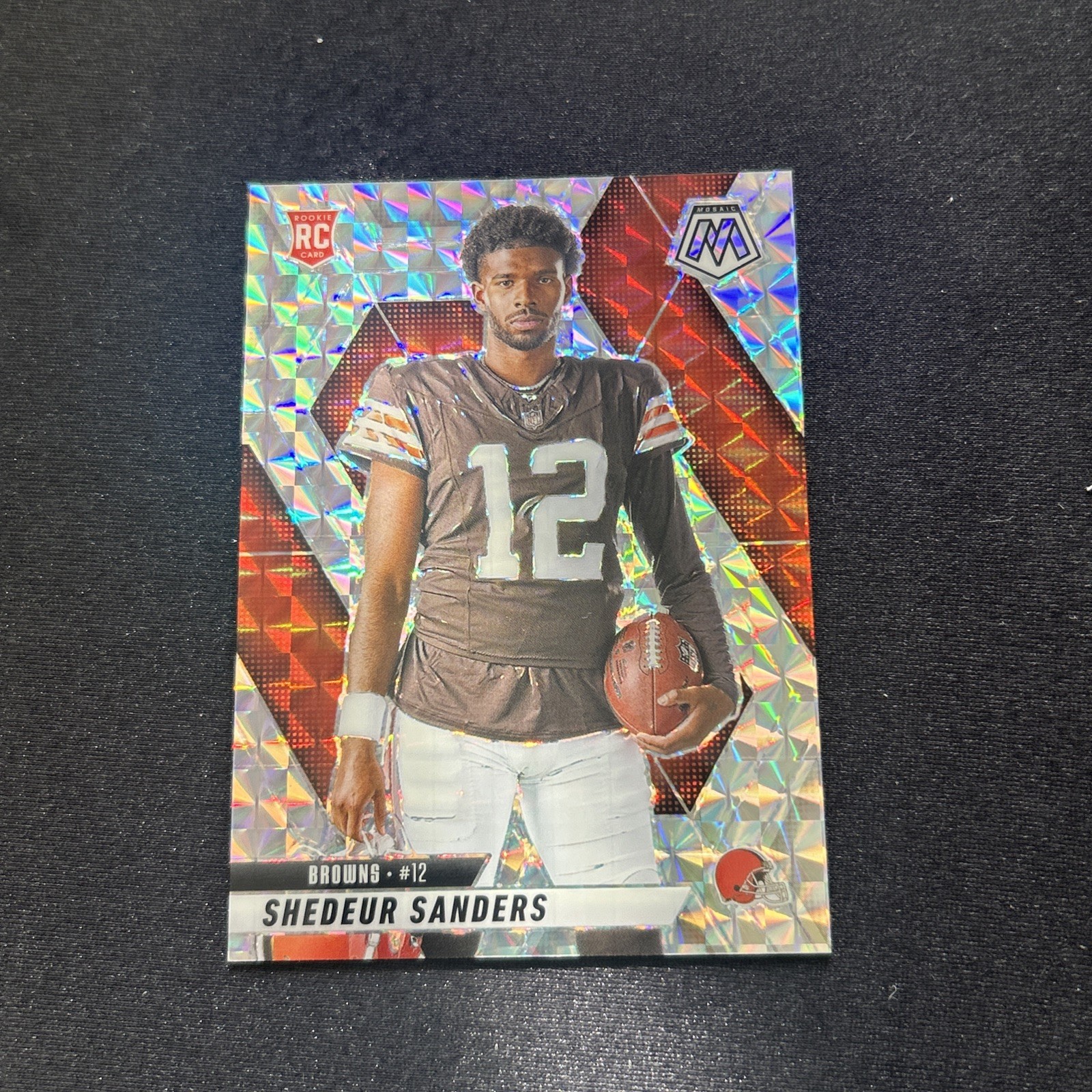 2025 Panini Mosaic Shedeur Sanders Image  Variation Silver Prizm Rc #290 🔥🏈ssp