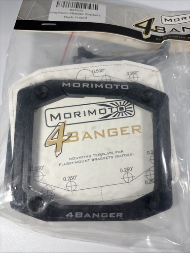 Morimoto 4Banger Fog Light Brackets: Flush Mount BAF025 New - Picture 4 of 8