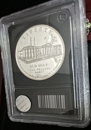 2006 U.S. San Francisco Old Mint Commemorative PROOF Silver Dollar In Box - Picture 9 of 16