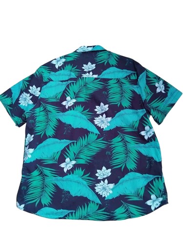 Mens Unisex hawaiian shirt Beach Ware Holiday Stag Shirt Blue & Multi Size XL - Picture 6 of 8