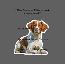Brittany Sticker Waterproof Decal Dog Pet Animal Family Hunting Friend Gift New Brittany Sticker Waterproof Decal Dog Pet Animal Family Hunting Friend Gift New