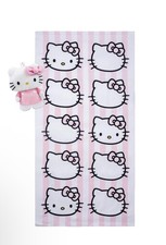 Jay Franco Hello Kitty Bath Buddy Set y2k Kawaii Microfiber Towel Loofah 25  x50  