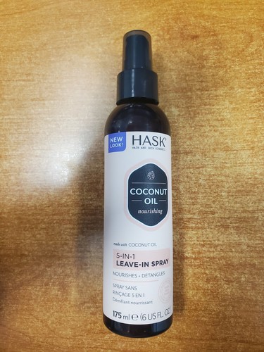 HASK 5-in-1 Leave In Spray *Coconut Oil* Nourishes + Detangles 6 oz. E12B - Picture 1 of 3