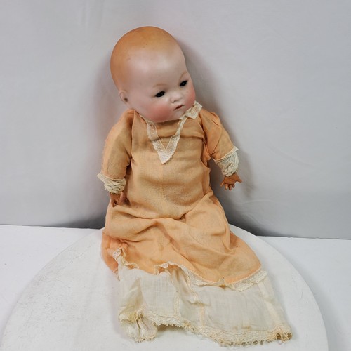 Antique 1924 Armand Marseille Doll 15 Inches Plus Clothing Eyes Open - Picture 3 of 7
