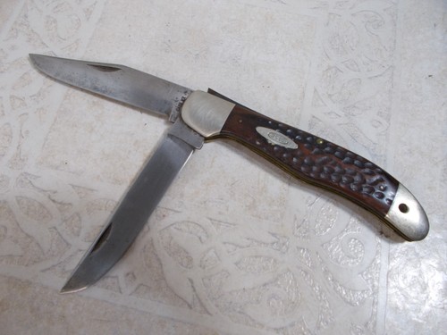 Vintage Case XX USA 6265 SAB 2 Blade Pocket Knife (F-1) - Picture 2 of 12