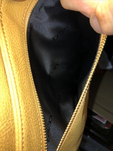 JOES JEANS Crossbody Bag Beige Zipper Accent Adjustable Strap Purse New - Picture 12 of 18