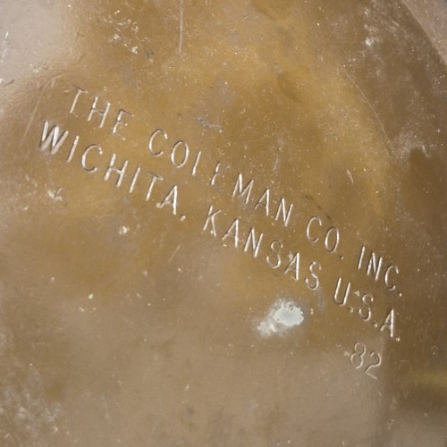 Vintage Coleman Modell 275 braune Doppelmantel Laterne mit Klappkoffer + Teile - Bild 11 von 19