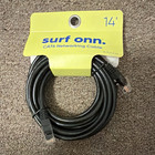 surf onn. Cat6 RJ-45 Ethernet Networking Cable 14 ft Black Round — photo 1