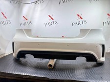 MERCEDES A CLASS W176 BUMPER REAR  AMG LINE 2013 WHITE 650 AFTERMARKET