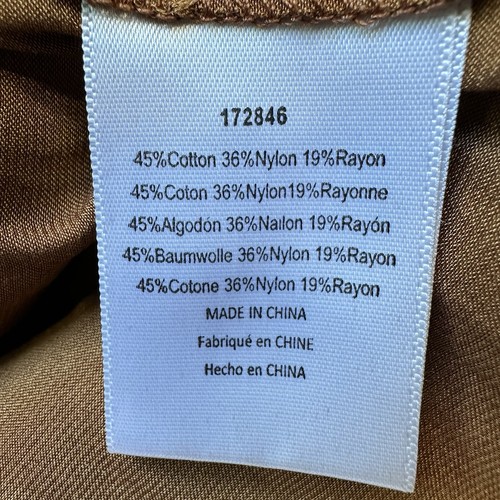 Anthropologie Dolan Rust Lace Corduroy Blouse Top S Boho Fall Cottagecore - Picture 11 of 13