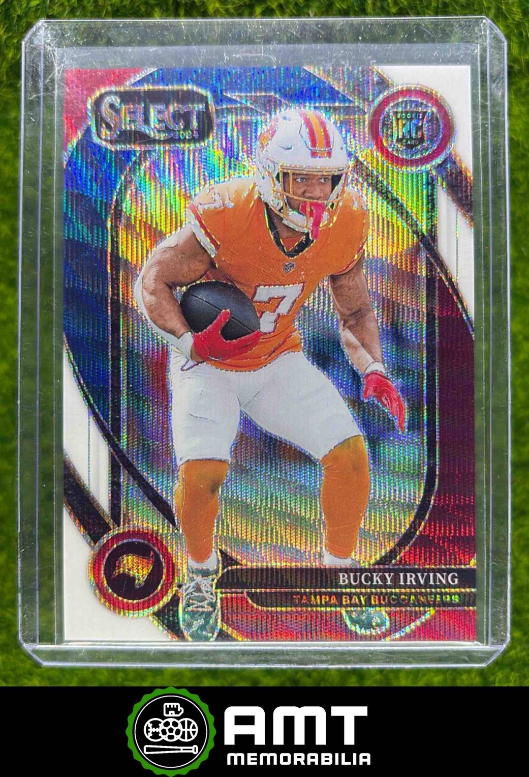 2024 Panini Select Bucky Irving Club Tri-Color Prizm 79/149 Buccaneers