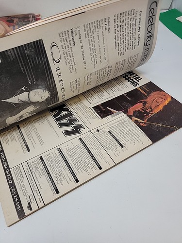 Hit Parader Magazine August 1985 Motley Crue Cover Iron Maiden Centerfold - Picture 22 of 23