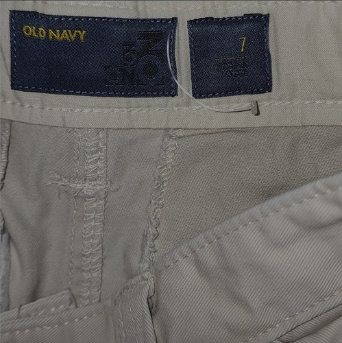 Old Navy Tan Cargo Pants Boys Size 7 Straight Leg Adjustable Waist Casual School - Picture 9 of 9