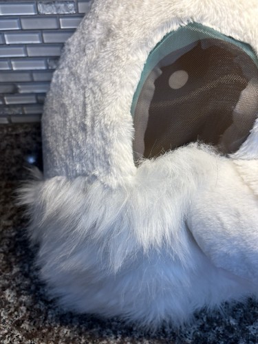 Adult Dan Dee Greeter Maskimal Easter White Rabbit Bunny Head Mask Costume - Picture 5 of 9