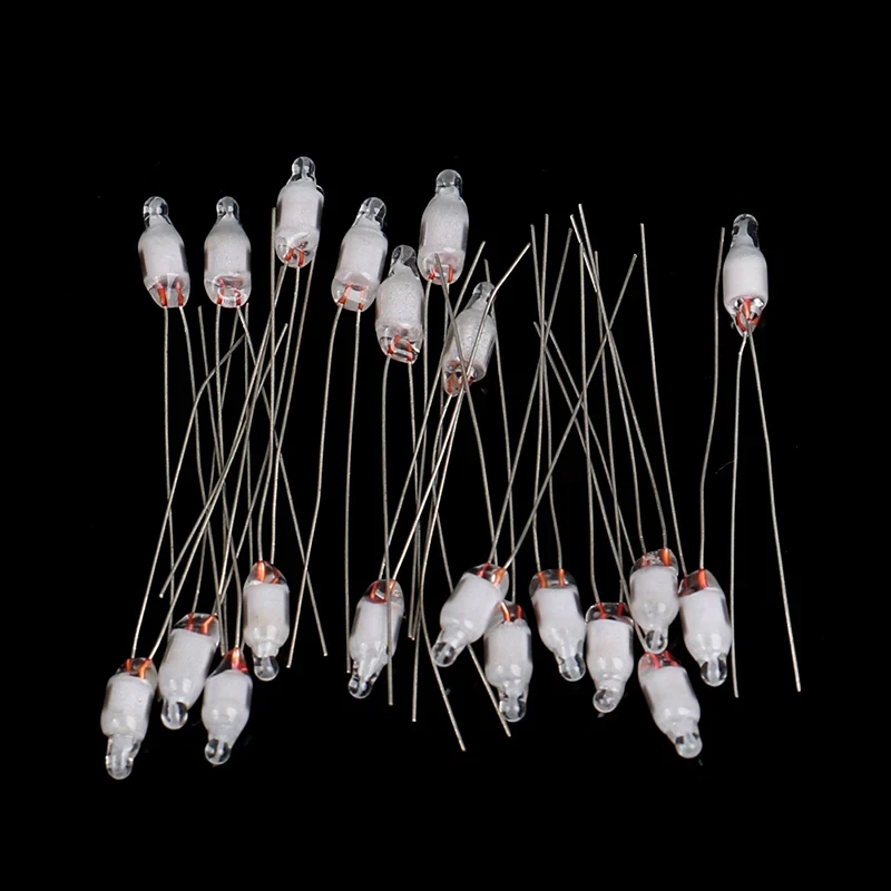 60Pieces Red Green Blue Neon Light Bulb Indicator Light Standard Miniature Bulb - image 4 of 4