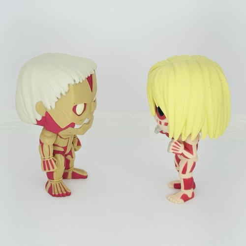 Funko POP! Attack on Titan - Armored Titan & Female Titan Lot of 2 - LOOSE - Picture 2 of 24