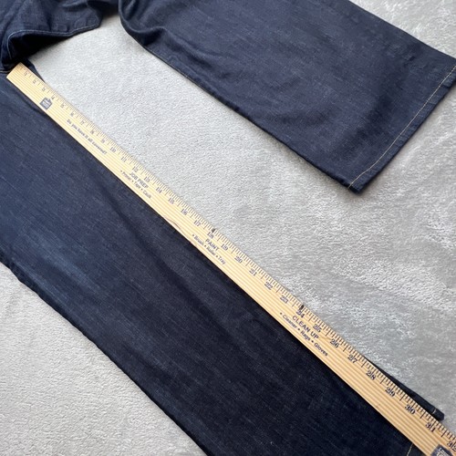 Citizens of Humanity Jeans Mens 33 x 31 Sid Classic Straight Dark Blue Denim USA - Picture 13 of 15