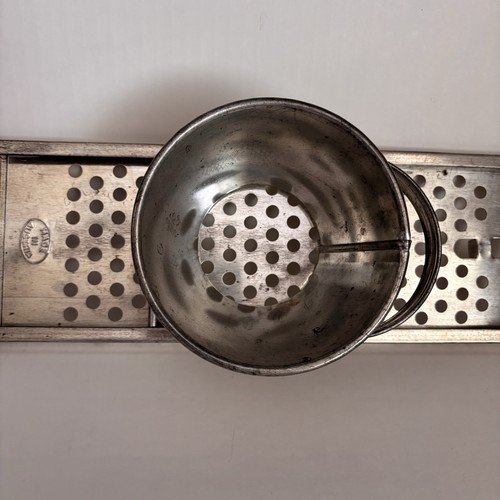 Vintage Metall Aluminium Schiebereibe Hobel Holzgriff Made in Austria - Bild 3 von 22