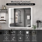 70cm LED Lighted Medicine Cabinet Bathroom Mirror Adjustable Shelve Waterproof