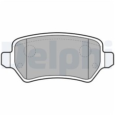 Satz Bremsbeläge Bremsklötze hinten für Opel Astra F T92 G F70 T98 F35 | 2388