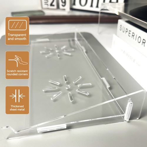 Removable Tilted Keyboard Stand Ergonomic Typing Acrylic Keyboard Riser Office - Afbeelding 9 van 14