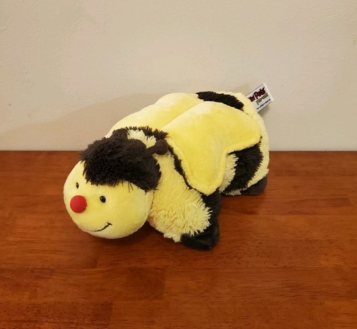 2010 Kissen Haustier Pee Wee Bumbly Hummel gelb & braun Tier Plüsch RAR