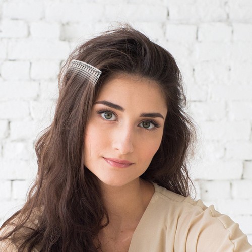  50 Stück Transparent Kunststoff Haarkamm Klar Braut Deko Kopfschmuck - Bild 7 von 12