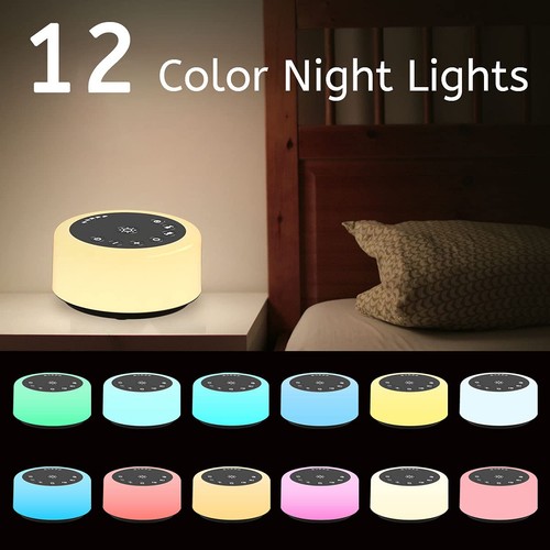 Soother Sleep Sound Machine Night Light White Noise Machine with 30 Soothing ... - Picture 3 of 7