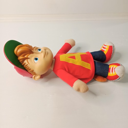 Fisher Price 2016 Alvin and the Chipmunks Alvin Plush Talking Doll 14" Working - Picture 6 of 16