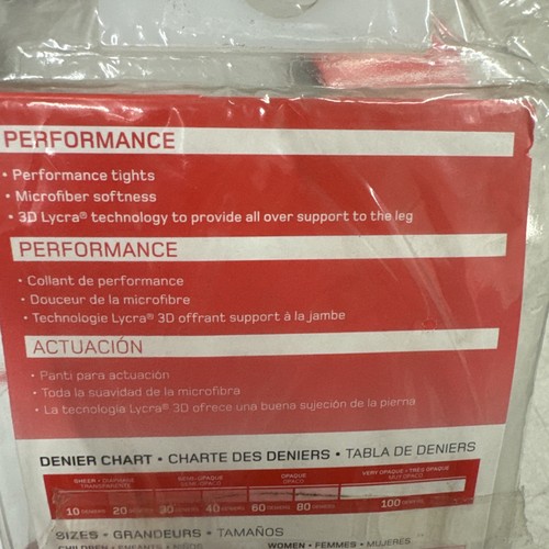 size 10-12 set of 2 MONDOR 3312 Footed Performance Tights 40 Deniers suntan 82 - Picture 7 of 8