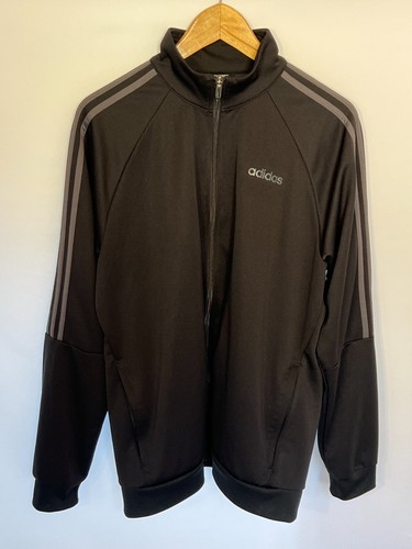 Adidas Trainingsjacke Sereno Climalite Full Zip | Herren | Schwarz/Grau | Large |