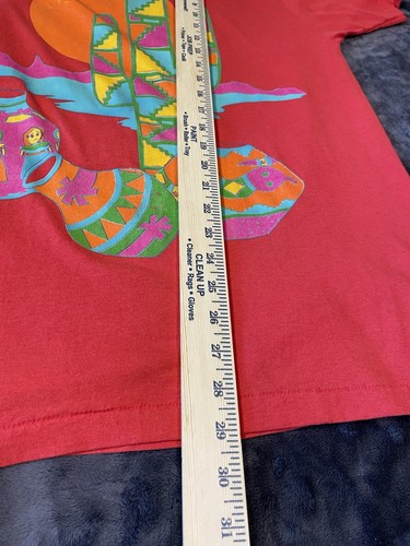Vintage 80s-90s Southwestern Cactus T Shirt XL Single Stitch Made in USA - Picture 7 of 8