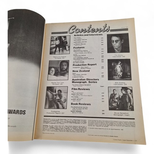 Australian Cinema Papers Magazine September 1980 Issue 28 Film Reviews Interview - Picture 6 of 8