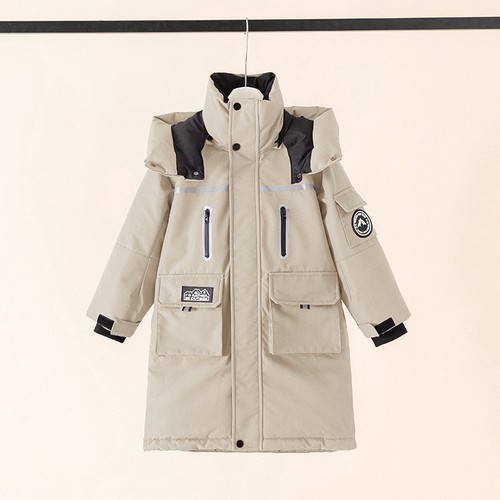 Boys Girls Winter Hooded Waterproof Parka Outwear School Coat Padded Ski Jacket - Picture 29 of 52