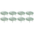 8 Stcs Erdbeer -Pflanzhalterungsklammern Kletterregale für Balkongarten