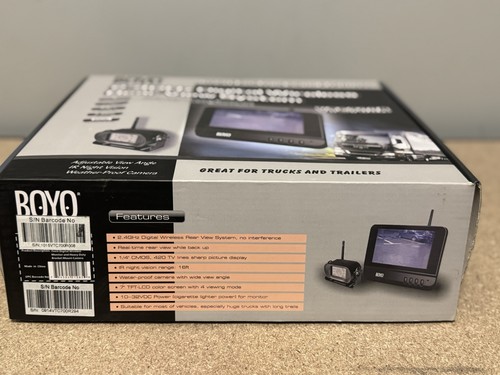 Boyo Vision Vtc700r 7 2.4ghz Digital Wireless Rearview System - Picture 10 of 13