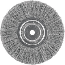 DEWALT Wire Wheel, 8-Inch, Crimped, 5/8-Inch Arbor, Wide Face, .014-Inch (DW4907