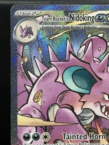 Pokemon TCG Team Rocket’s Nidoking EX 233/182 Destined Rivals SIR - Picture 7 of 10