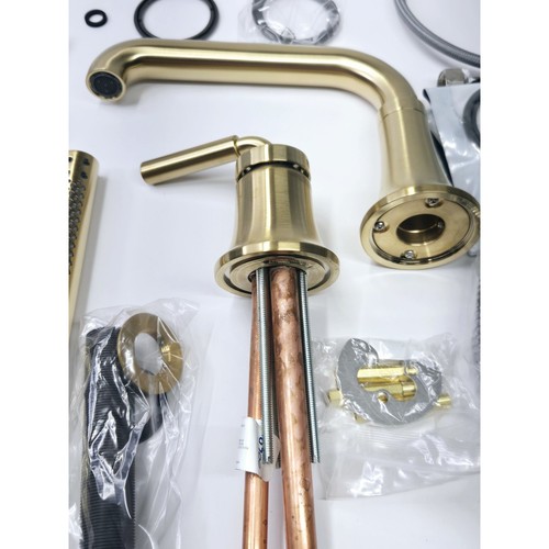 Kohler 26441-4-2MB Tone Bath Faucet with Handshower Set - Brushed Moderne Brass - Picture 3 of 9