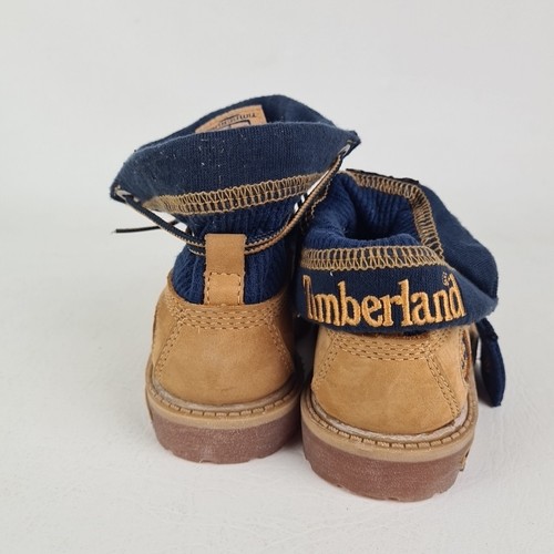 🚨 Timberland Roll Top Thrml KLEINKIND Stiefel 29856 wasserdicht Weizenleder Größe 6 - Bild 8 von 11