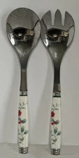 Pfaltzgraff Winterberry 2 Pieces Salad Fork and Spoon Serving Set