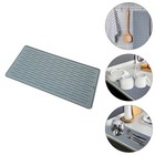 Kitchen Super Absorbent Draining Mat Sink Drainage Mats Dishes for Drying