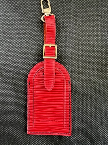 Louis Vuitton Rot Epi Namensschilder Groß & Klein Schönes Set - Frankreich - Bild 8 von 21