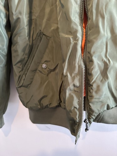 Lee Cooper Originals Men’s Bomber Jacket Green Size M - Picture 4 of 5