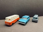 Vintage Matchbox Lesney Lot Mercedes Coach Leyland Tiger Bus Studebaker 40 42 68