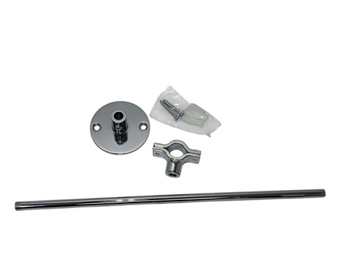 Strom Living Chrome 12” Shower Riser Holder - Picture 2 of 5