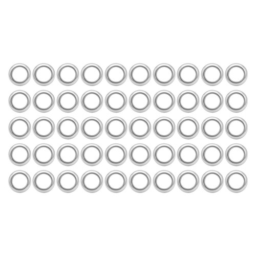 Stainless Steel Trim Ring Bezel Cover for 34 LED Marker Light Set of 50 - Picture 4 of 12