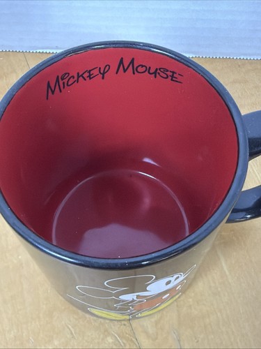 Disney Mickey Mouse Black Microwave Dishwasher Safe Original Coffe Mug - Picture 3 of 5