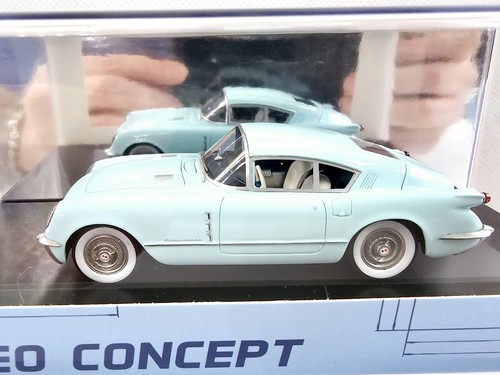 Neo Models Chevrolet Corvette Corvair Concept 1954 hellblau 47160 1/43 Resin - Bild 3 von 11