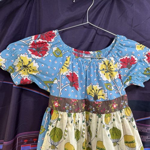 MATILDA JANE Homegrown Peasant Paint By Numbers Apron Dress Girls Size 6 - Picture 4 of 10